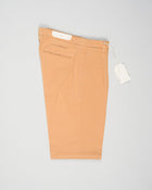 Article: 325051
Color: Mandarin / 34
Composition: 64% Tencel 32% Cotton 4% Elastan
Model: BG07
One pleat
Slanted side pockets
Beltloops
Beautiful color and broken in look and feel achieved by Garment dying process
Slim fit
1/2 hem 17 cm (Size 50)
Made in Naples, Italy