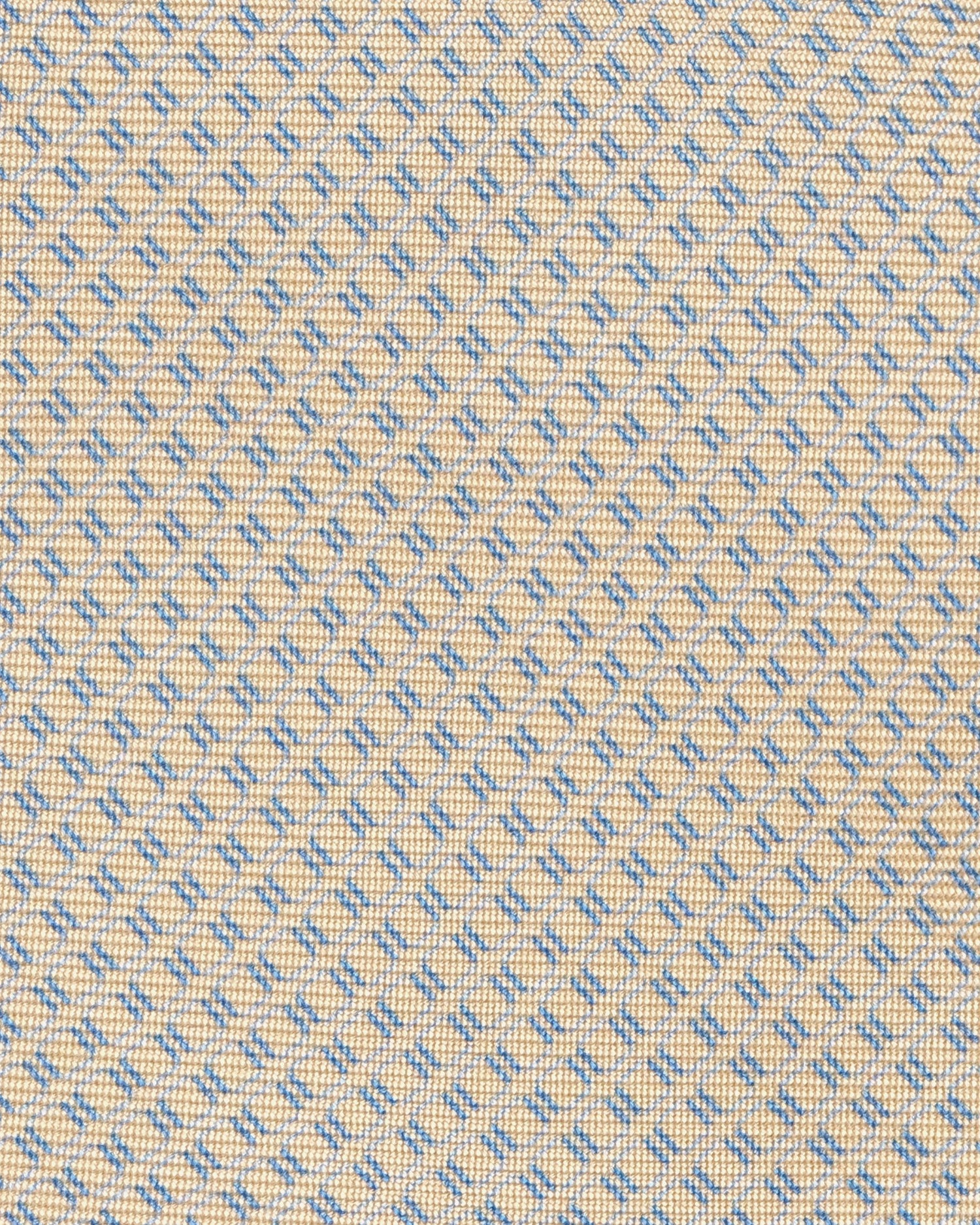 Viola Milano Square Pattern Selftipped Italian Silk Tie / Yellow