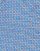 Viola Milano Square Pattern Selftipped Italian Silk Tie / Light Blue
