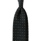 Viola Milano Mix Floral Selftipped Silk Tie / Forest