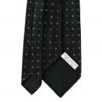 Viola Milano Mix Floral Selftipped Silk Tie / Forest