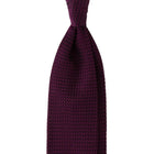 Viola Milano Grenadine Garza Grossa Unlined Silk Tie / Purple Mix
