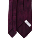 Viola Milano Grenadine Garza Grossa Unlined Silk Tie / Purple Mix