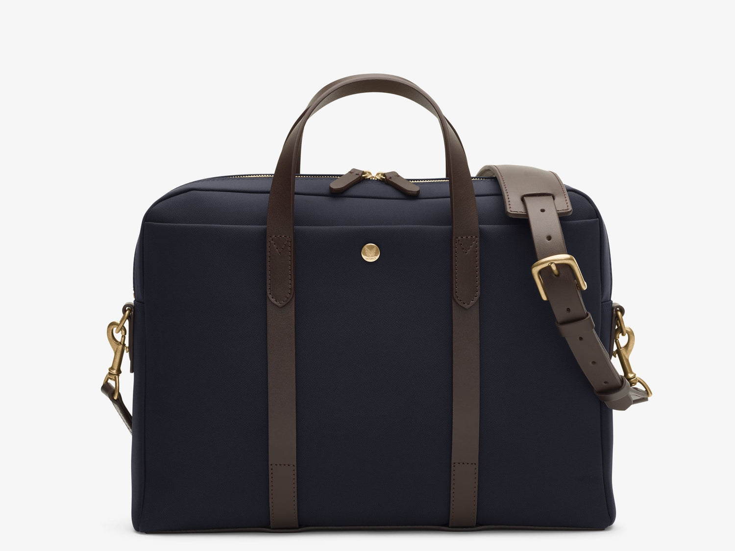 Mismo M/S Aspire - Navy / Dark Brown