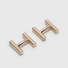 Codis Maya Phi Barrel Cufflink / Rose gold