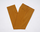 Mix of cotton, lyocell and elastan resulting in a super soft touch and comfortable trousers. The iconic Incotex 30 model, an evergreen of the continuously evolving collections, continues to impress with its authenticity. Exquisite crafted details enrich the garment, enhancing its essential vocation for comfort. American pockets Slim fit 2 backpockets Zip fly Yellow 61% cotton, 34% lyosell, 5% elastan 1W003O 40055 324 Made in Italy