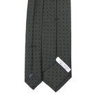 Viola Milano Micro Floral Selftipped Italian Silk Tie / Forest Mix