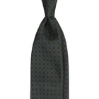 Viola Milano Micro Floral Selftipped Italian Silk Tie / Forest Mix