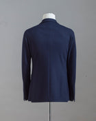 Tagliatore blazer made of linen/cotton jersey. Model Montecarlo, which is familiar to most of our regular customers. Slim fit with light unconstructed make. Being a jersey quality it sure is comfortable to wear. Loungewear feeling with a sharp look.
