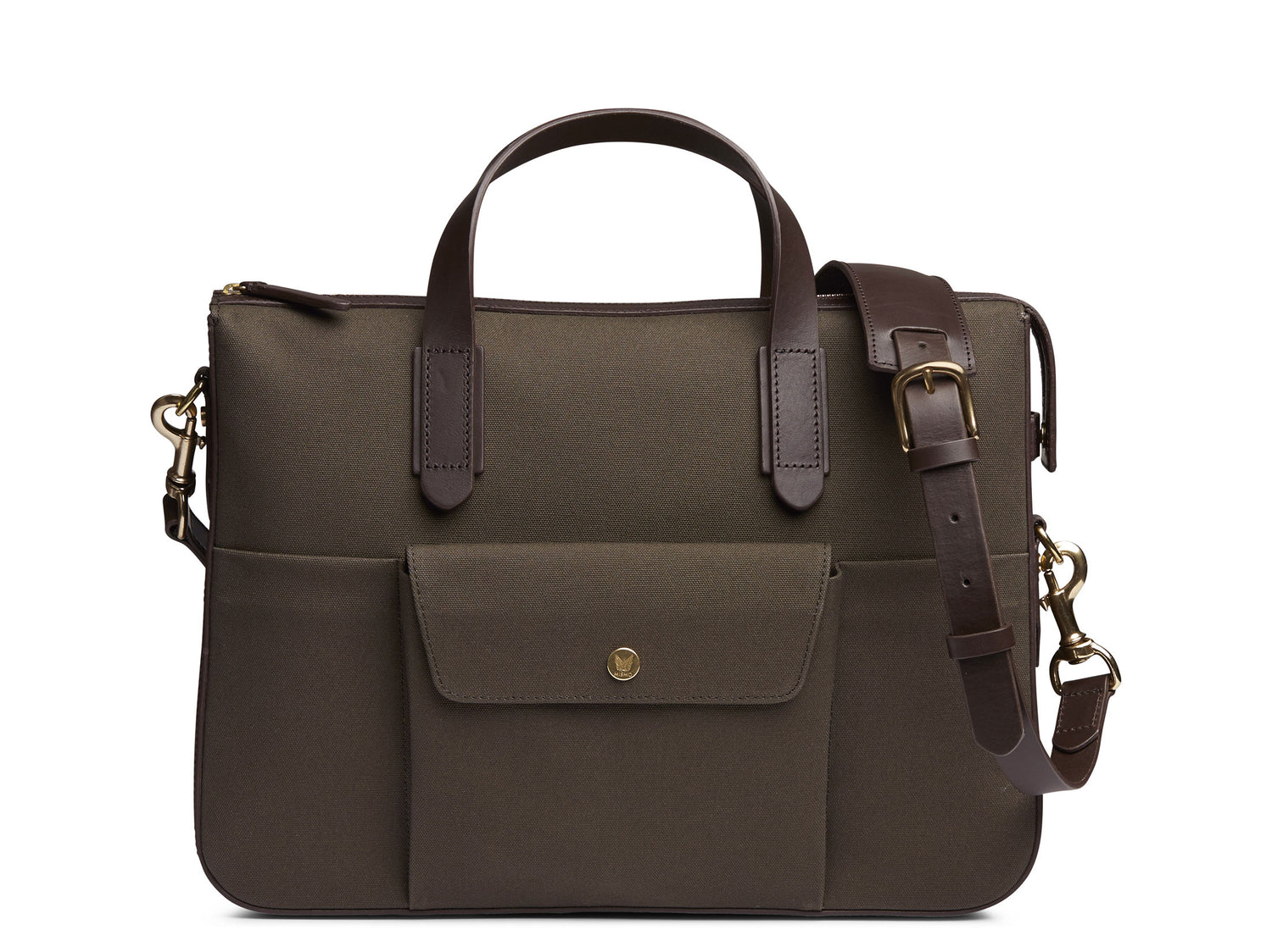 M/S Briefcase is a handy yet stylish casual bag for the office. Separate inside laptop compartment (15
