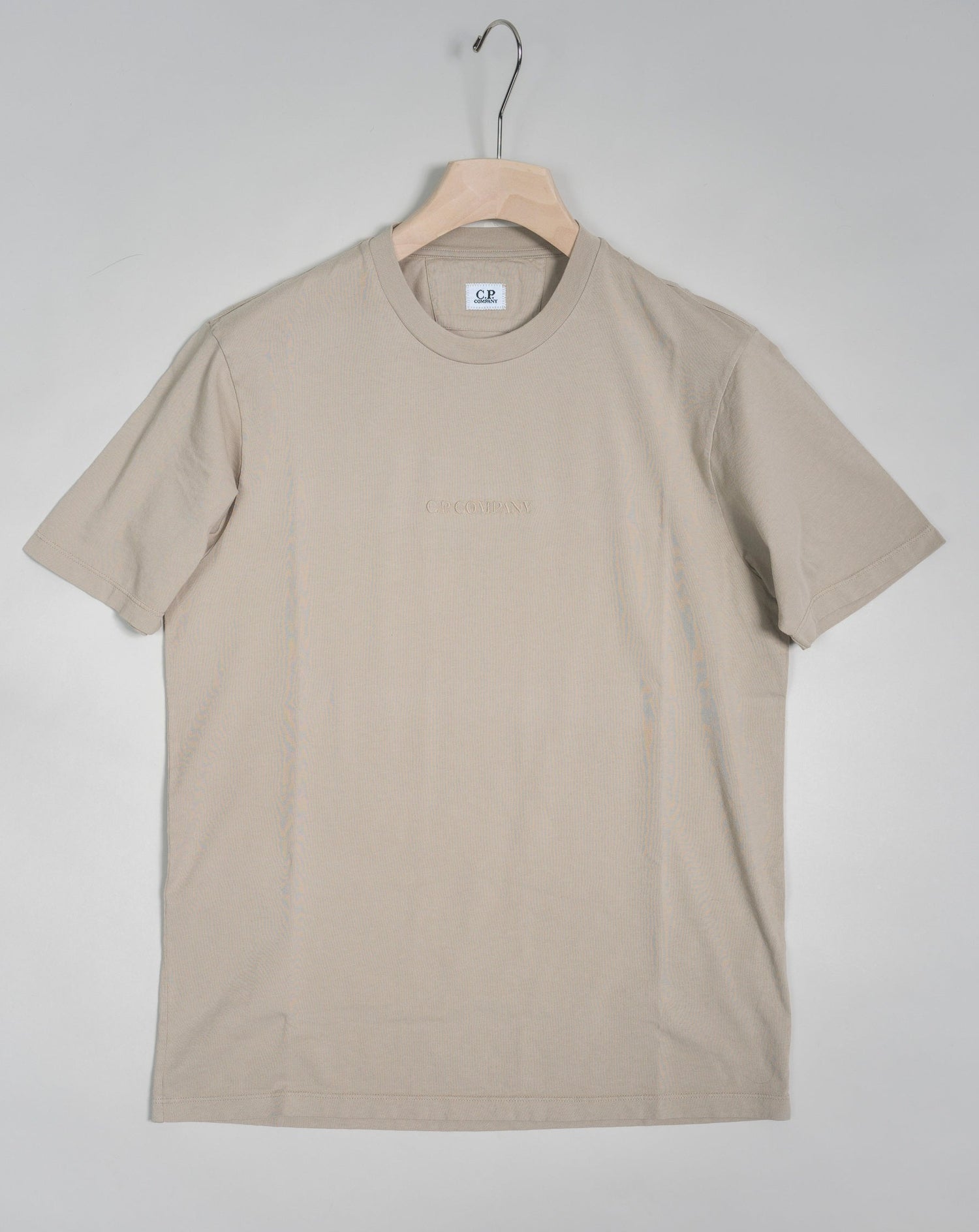 Art. 14CMTS346A-005431G Col. 330 / Cobblestone, Beige Crew neck Short sleeves Logo detail Reverse British Sailor graphic print Garment dyed