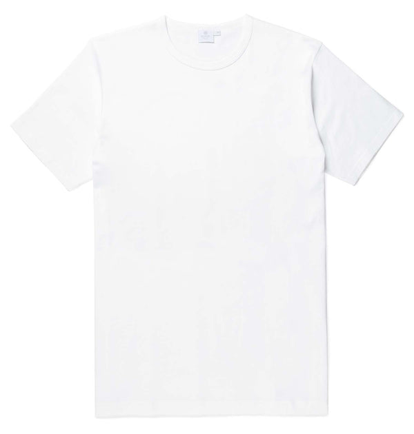 Sunspel Crew Neck T-Shirt / White