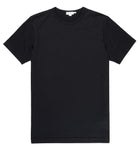 Classic Sunspel t-shirt.  100% cotton Made in England Col. Black Sunspel Crew Neck T-Shirt / Black