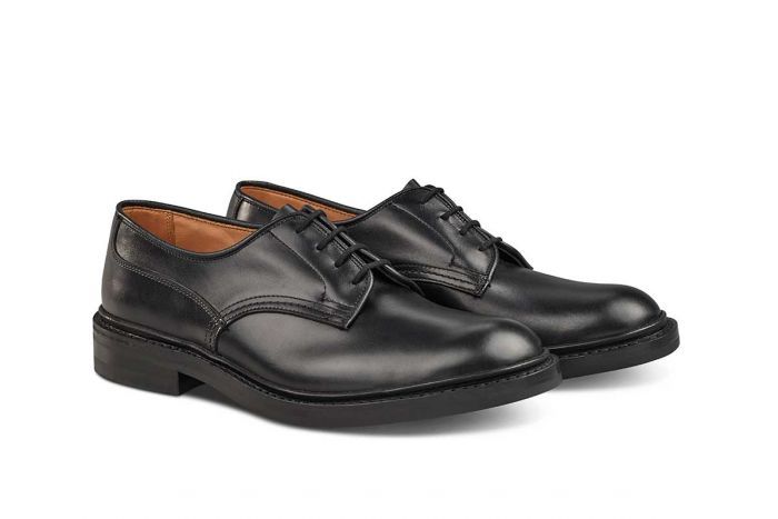 Tricker s Woodstock Plain Derby Shoe Black Vaatturiliike Sauma Oy
