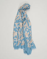 Composition: 64% Viscose 36% Cotton
Article: 2550021
Made in Italy
Size: 75cm x 180cmscar Altea Viscose &amp; Cotton Scarf / Light Blue