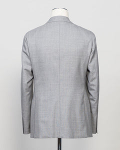 Sauma private label jacket made of Super 130's Doppio Ritorto fabric. This is our in-house quality, so you can find it always in our collection. Designed to be a part of a suit and to be combined with suit trousers.

Super 130's Doppio Ritorto 100% wool

Unconstructed shoulder
2 Buttons
Side vents
Notch lapel
2 Flap pockets in front
4 inside pockets
Fully lined
