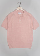 Gran Sasso Linen & Cotton Heavy Polo / Light Rosa