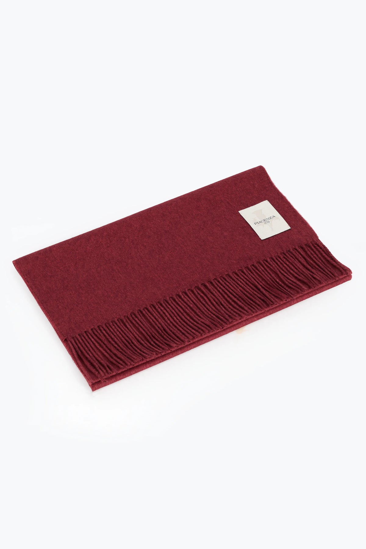 Piacenza 1733 Silk and Cashmere Scarf / Bordeaux