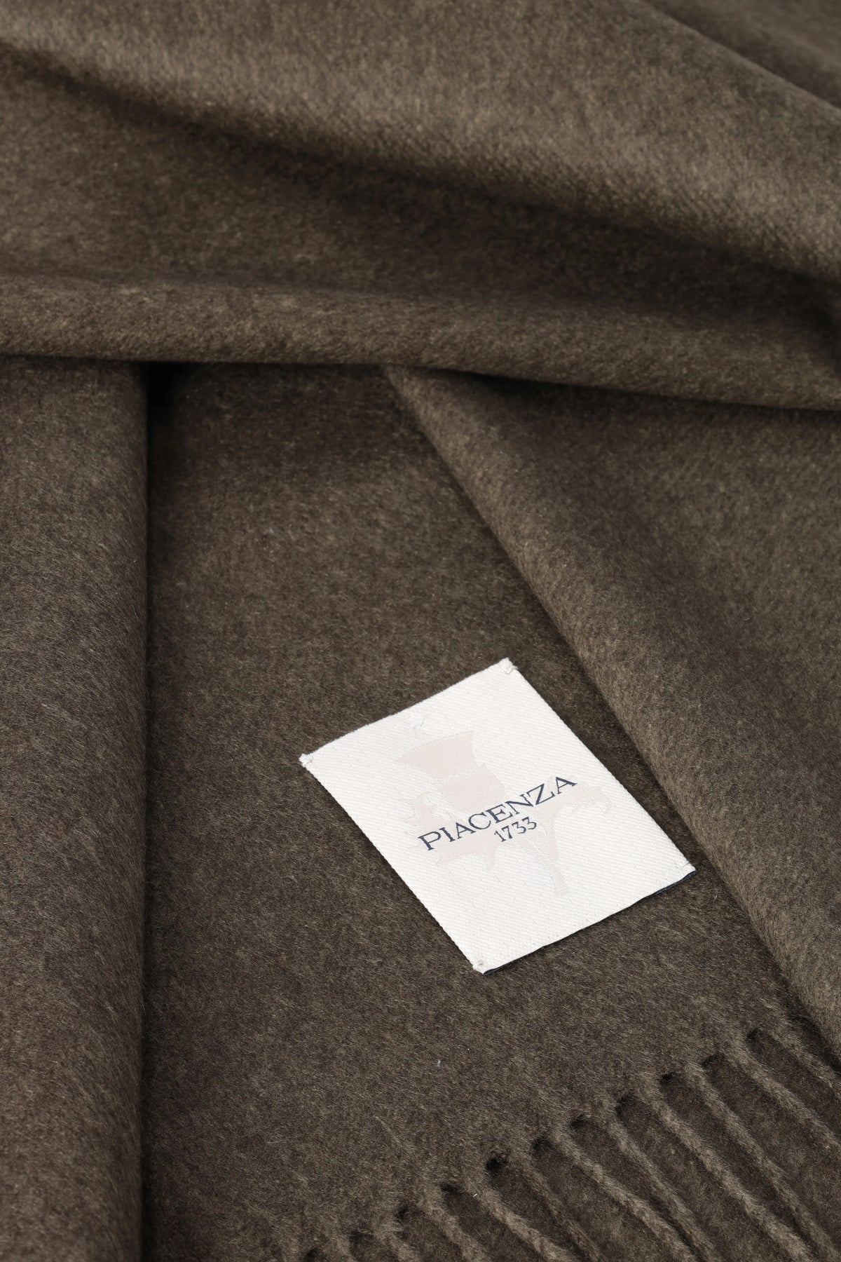 Piacenza 1733 Silk and Cashmere Scarf / Moss Green