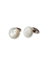Stenströms Mother of Pearl Cufflinks / White