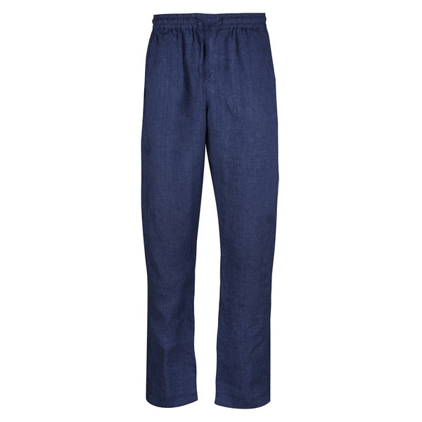 Stenströms Linen Drawstring Pants / Navy
