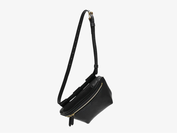 Mismo Belt Bag - Black Leather