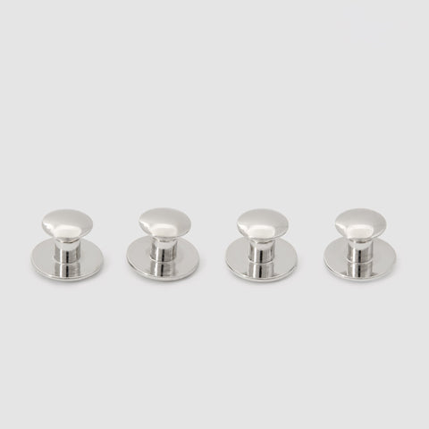 Codis Maya Bow Stud Set / Rhodium Plating