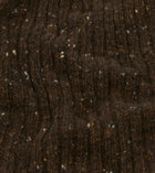 Drake's Donegal Ribbed Knit Beanie / Caragh Brown