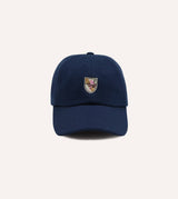 Drake's 'Crests' Merino Baseball Cap / Navy