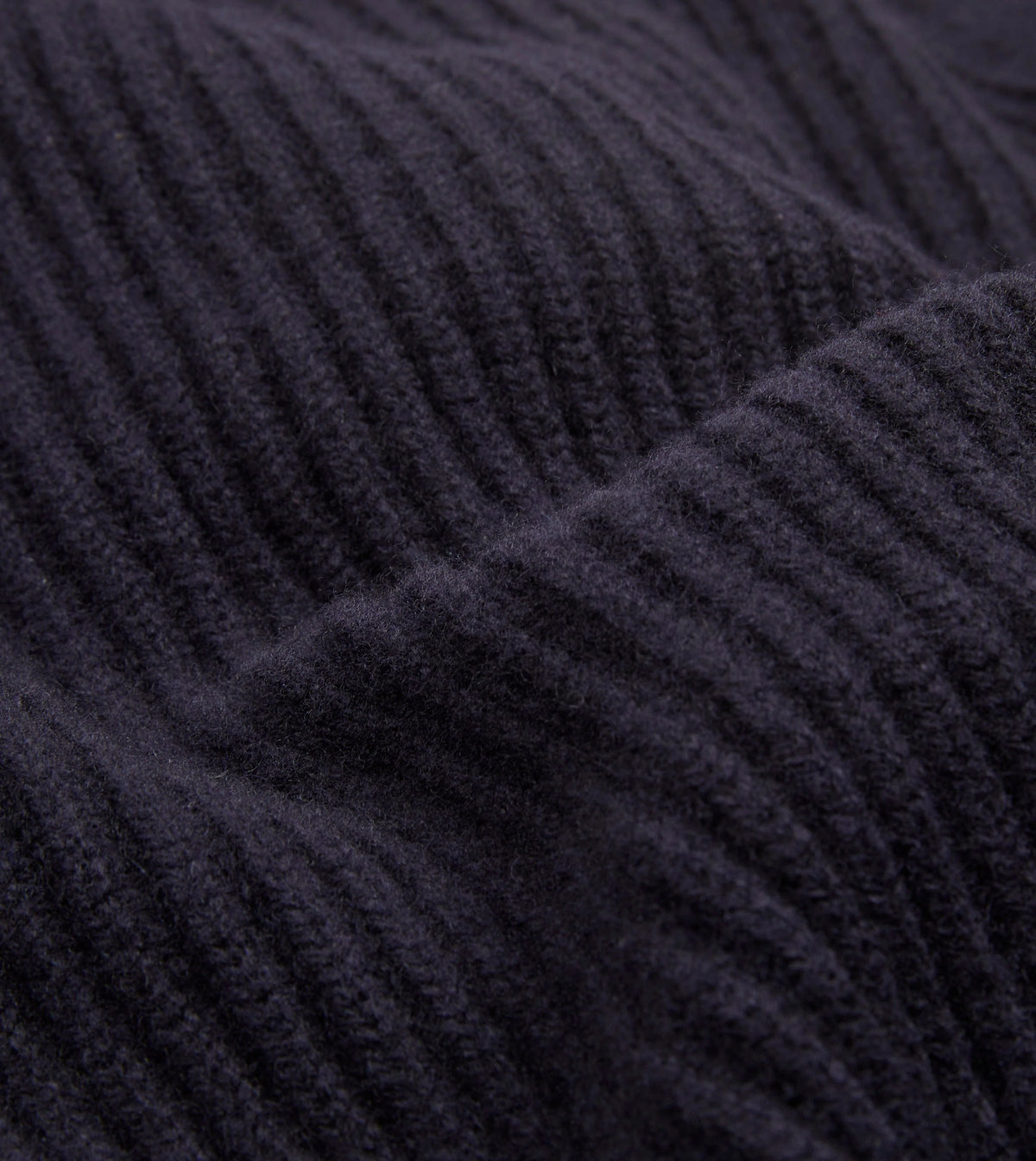 Drake's Lambswool Shawl Collar Cardigan / Navy