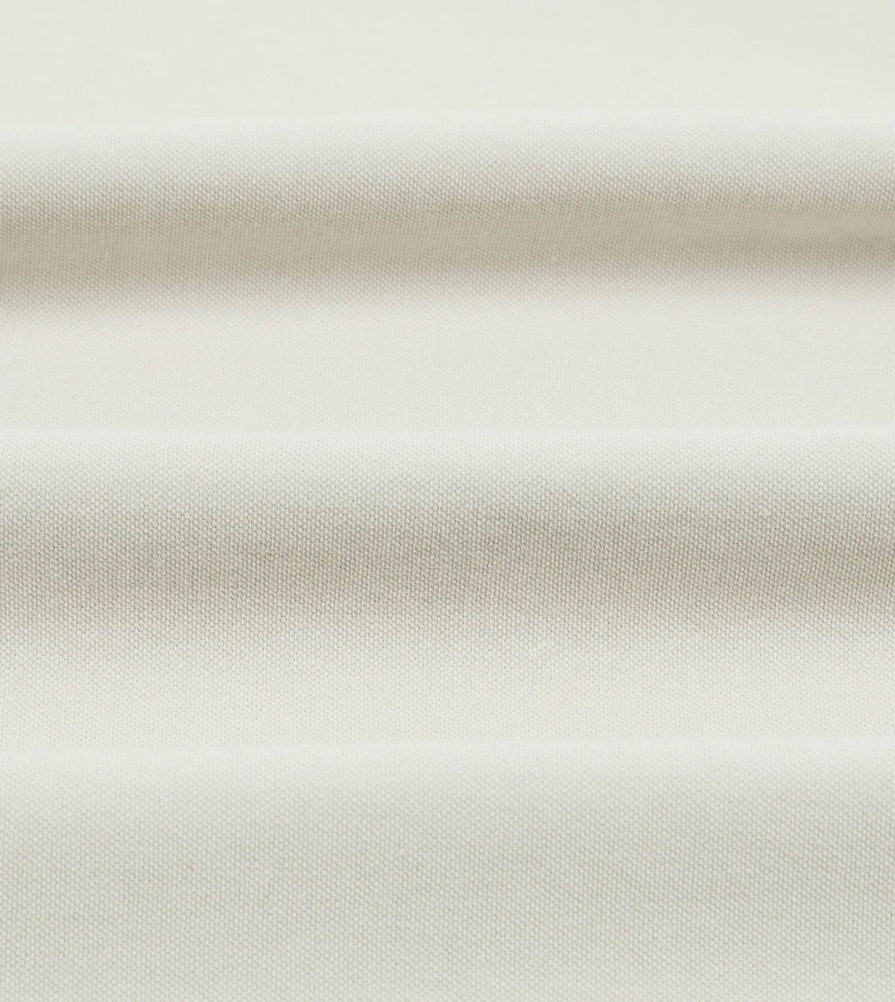 Drake's Washed Cotton Pique Shirt / White