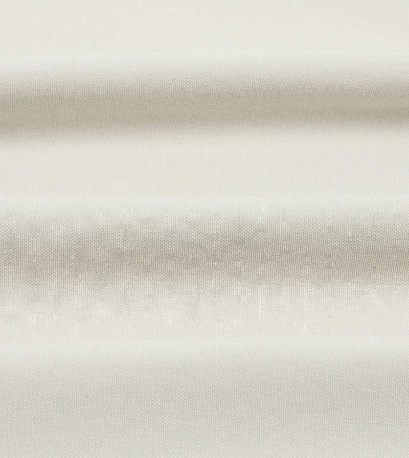 Drake's Washed Cotton Pique Shirt / White