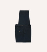 Drake's Flat Front Chino / Dark Navy