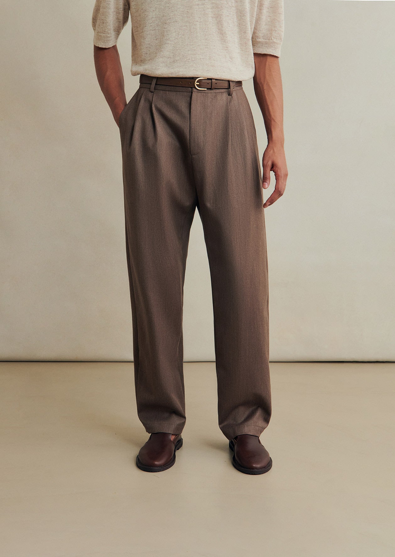 De Bonne Facture Artist Trousers / Taupe