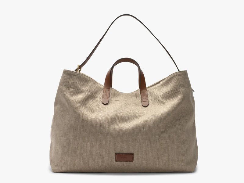 Mismo M/S Haven - Grand Herringbone / Cuoio