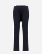 Herno Light Cotton Stretch Trousers / Navy