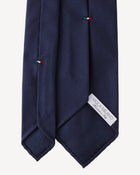 Viola Milano Italian Flag Handrolled Woven Silk Jacquard Tie / Navy