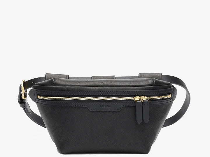 Mismo Belt Bag - Black Leather