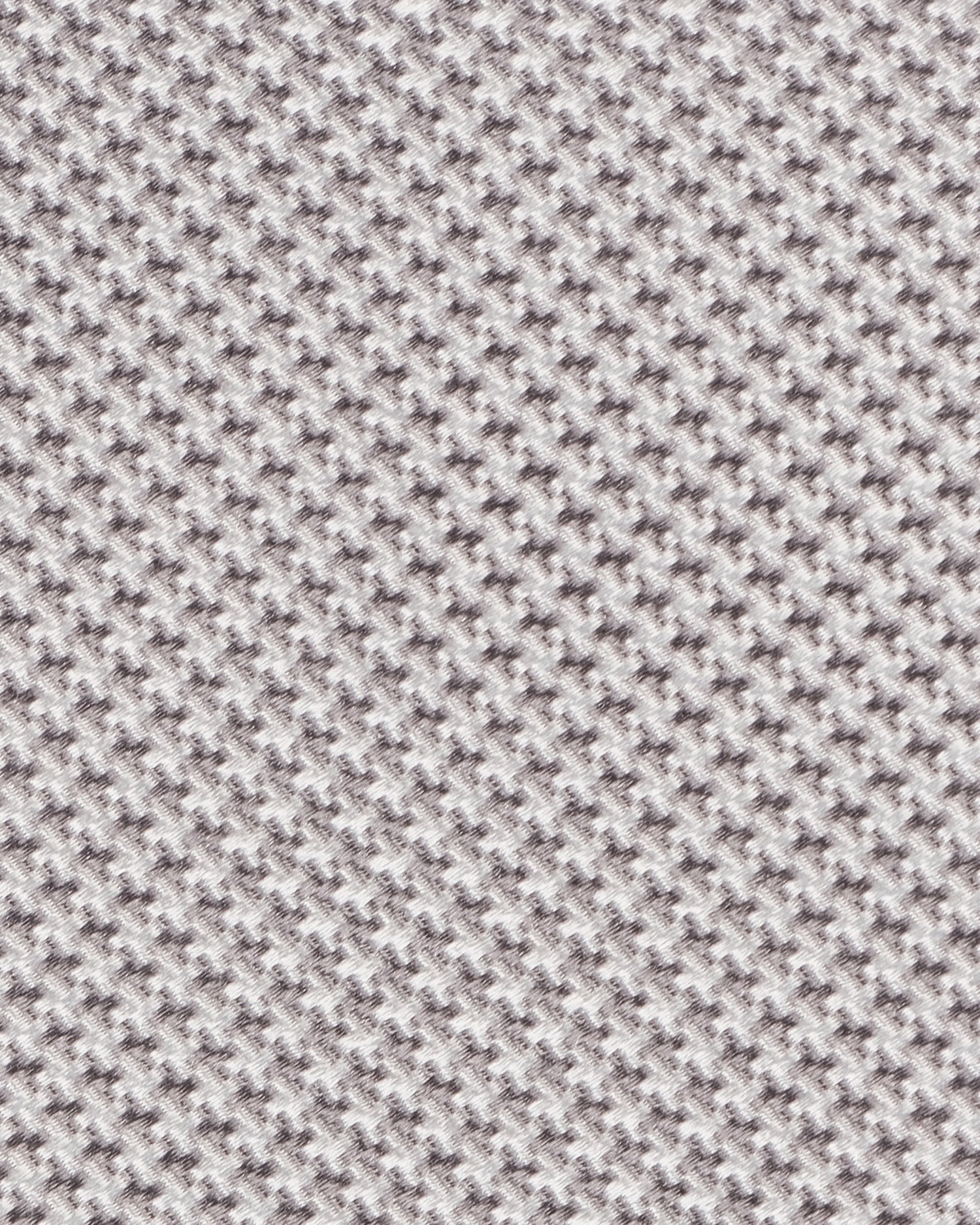 Viola Milano Micro Cross Woven Silk Jacquard Tie – Silver/White