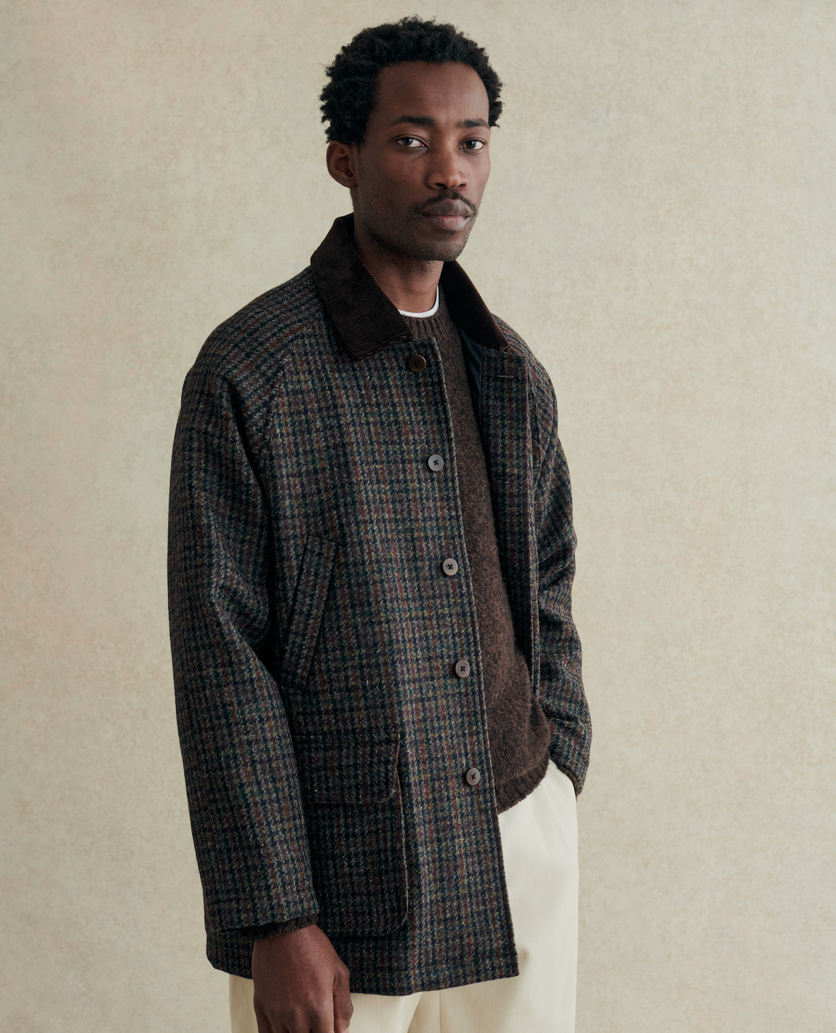 De Bonne Facture Forest Jacket / Dark Brown Check