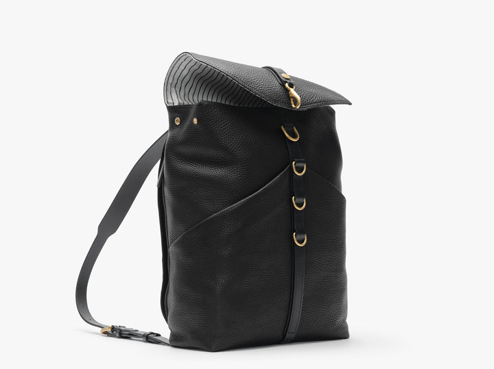 Mismo Rucksack Leather - Black