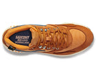 Saucony Originals 3D Grid Hurricane CORDURA® Sneakers / Brown & Rust