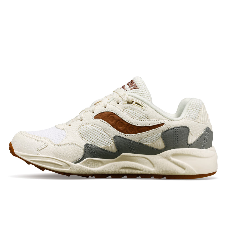 Saucony Originals Grid Shadow 2 Sneakers / Sand & Brown