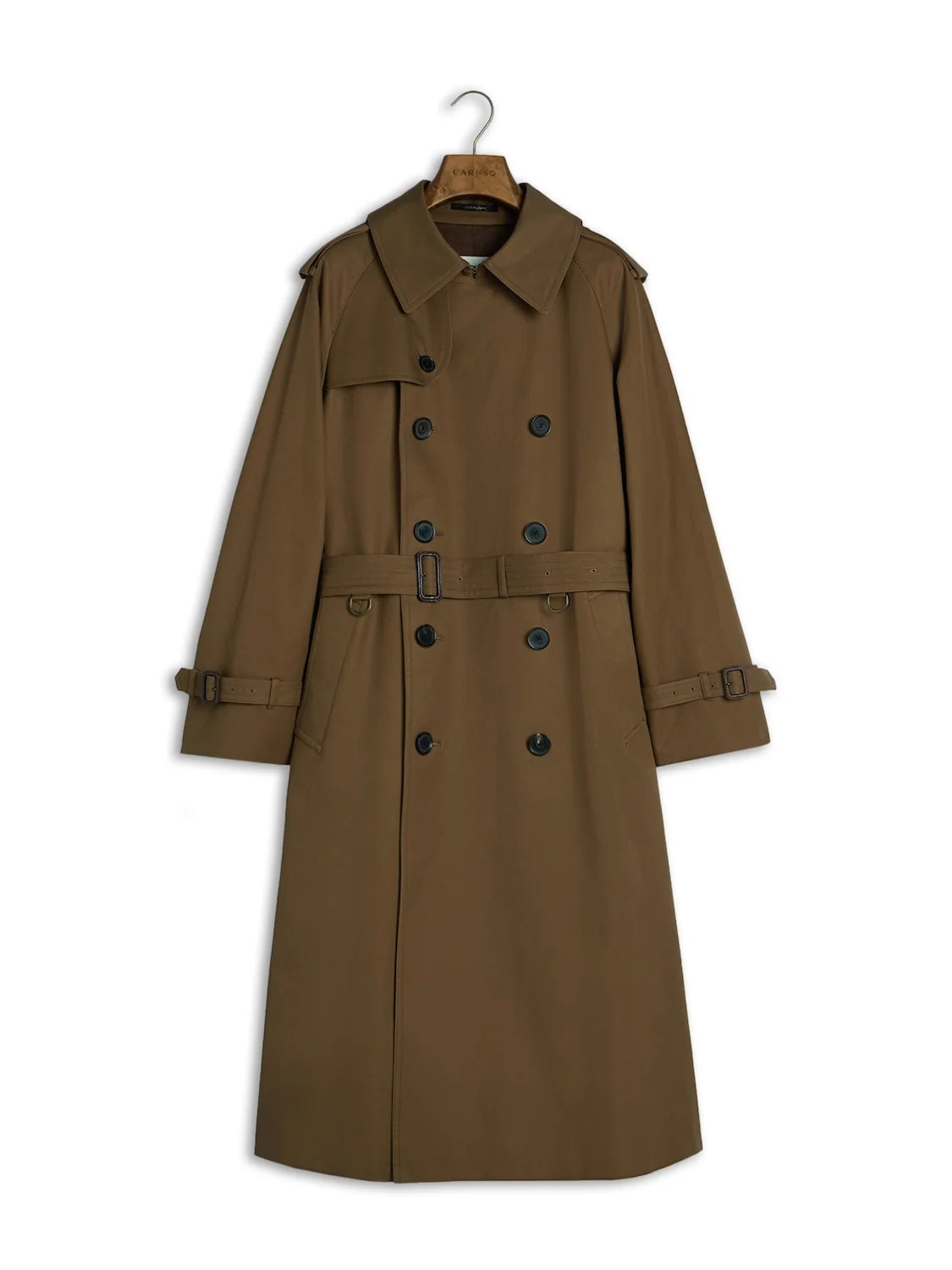 Caruso x Sanyocoat Double-Breasted Trench Coat / Beige