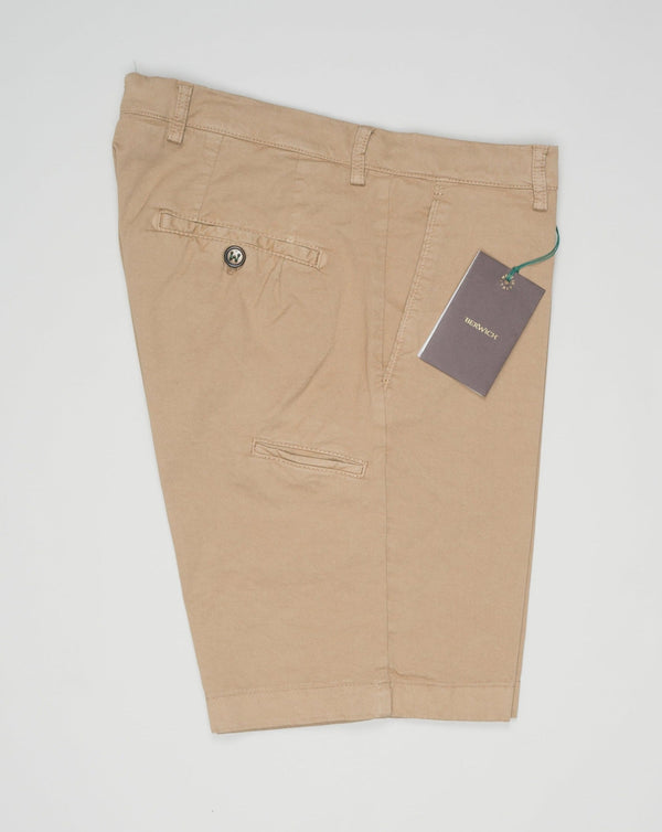 Berwich Garment Dyed Cotton Shorts / Noce