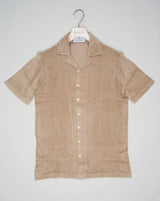 <ul> <li>Composition: 100% Cotton</li> <li>Color: 126 / Light Brown</li> <li>Article: 60199 / 79801</li> <li>Made in Italy</li> </ul>