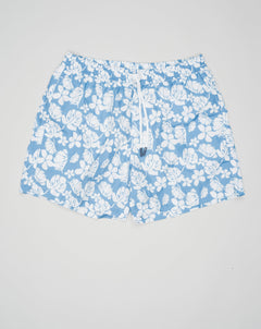 <ul> <li>Composition: 100% Recycled microfiber</li> <li>Color: 540 / Light Blue</li> <li>Article: 90101 / 42400</li> <li>Made in Italy Gran Sasso Leafs Swim Trunks / Light Blue</li> </ul>