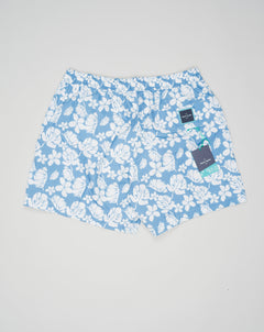 <ul> <li>Composition: 100% Recycled microfiber</li> <li>Color: 540 / Light Blue</li> <li>Article: 90101 / 42400</li> <li>Made in Italy Gran Sasso Leafs Swim Trunks / Light Blue</li> </ul>