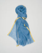 Altea Linen Scarf / Blue & Yellow<ul> <li>Composition: 99% Linen 1% Viscose</li> <li>Color: 04 / Blue & Yellow</li> <li>Size: 184cm x 70cm</li> <li>Altea Linen Scarf / Blue & Yellow</li> </ul>