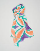 <ul> <li>Composition: 50% Linen 50% Modal</li> <li>Color: 03 / Orange & Violet</li> <li>Size: 184cm x 90cm</li> <li>Altea Linen & Modal Multicolor Scarf / Orange</li> </ul>